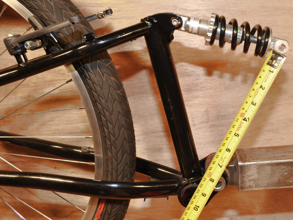 DutchMan Cargo Bike - rear suspension spring